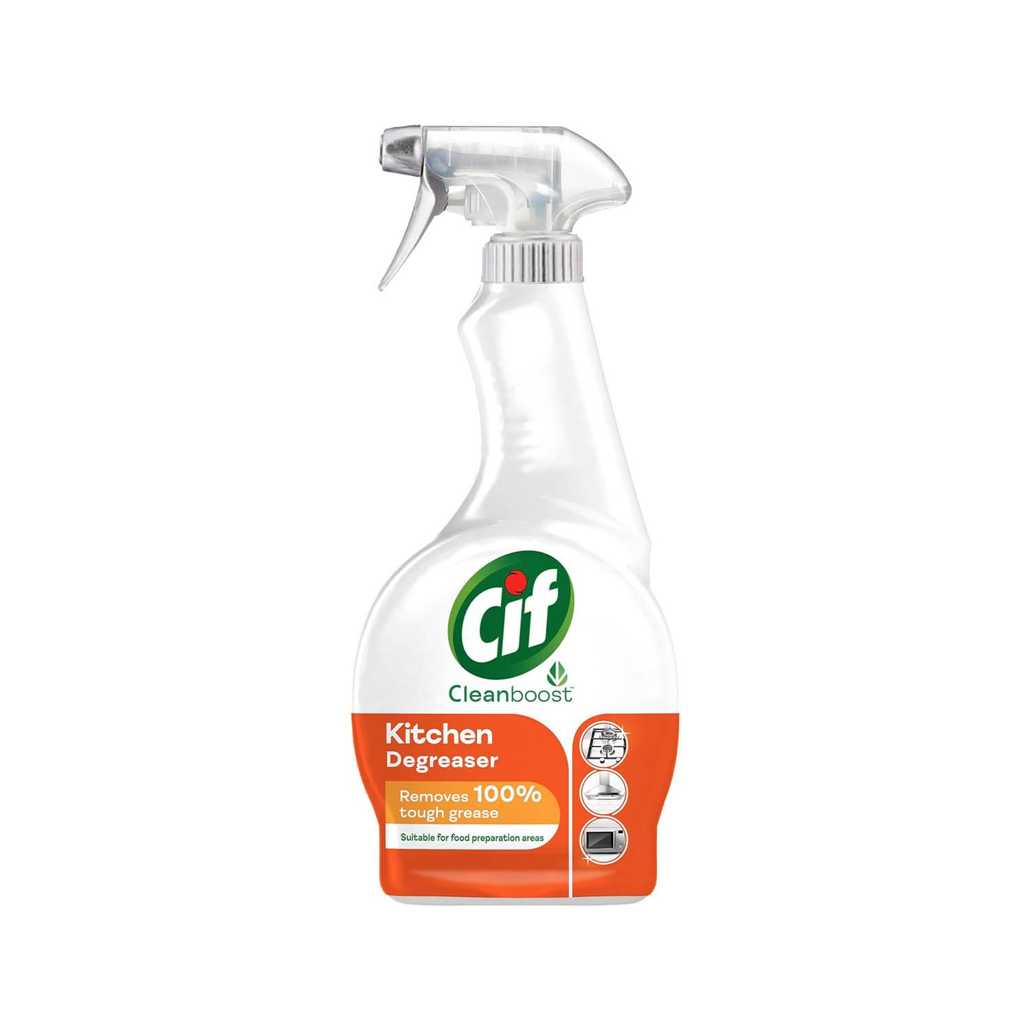 Cif Cleanboost Kitchen Spray 100%, 500 ml