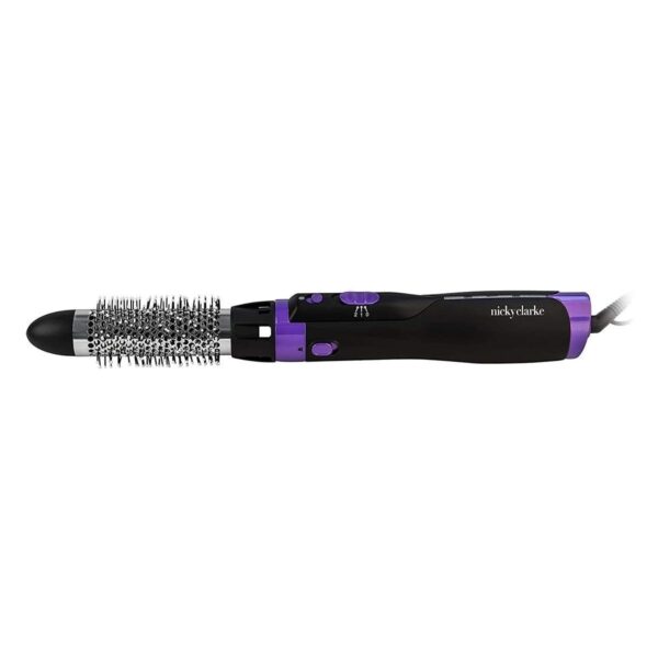 Nicky Clarke 1000W 4-in-1 Frizz Control Ionic Hot Air Brush Volumising Hair Styler, 2 Heat / Speeds & Cool Shot - NHA046 - Image 2