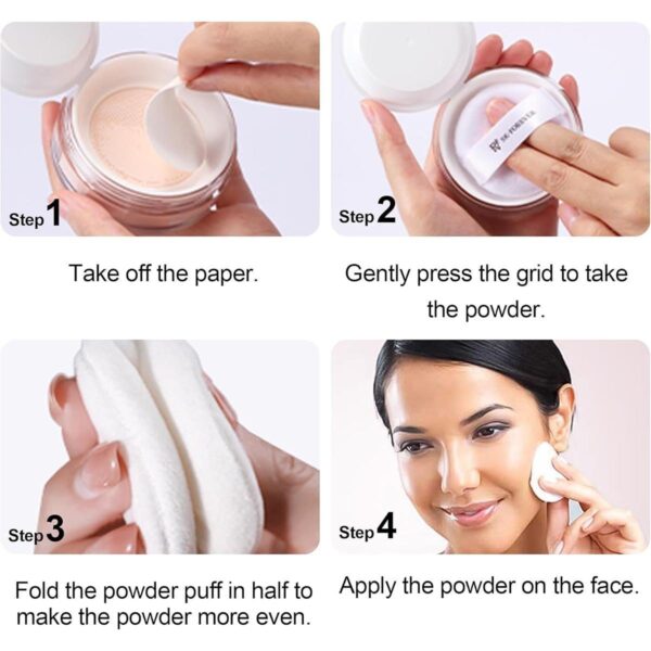 FV Translucent Setting Powder, Oil-control & Lightweight Loose Face Powder, Matte Finish & Long Lasting Baking Powder Makeup for All Skin Types, Vegan Formula, Shade: Translucent - Image 4