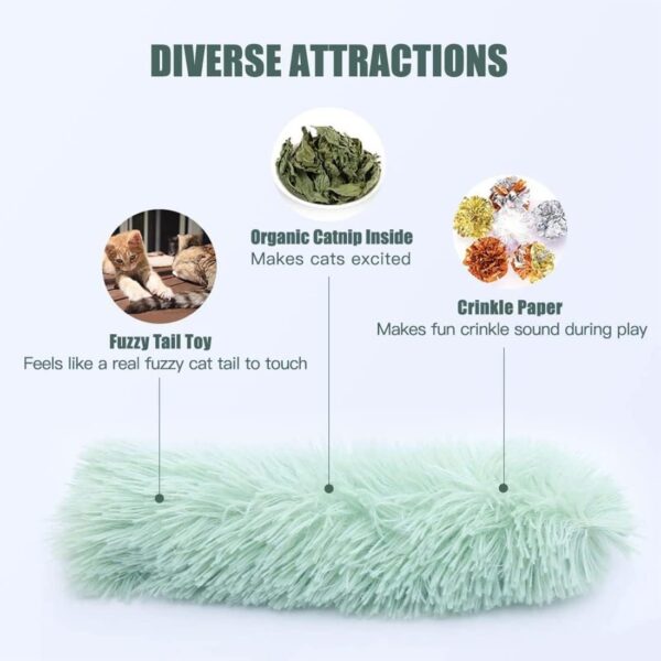 SUPERFA 3 Pack Catnip Toys for Cats, Cat Toys for Indoor Adult Kitten - Image 2