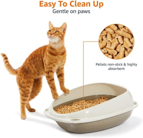 by Amazon Cat Litter Wood Pellets Highly Absorbent, Unscented, 30 l (Pack of 1) - Image 3