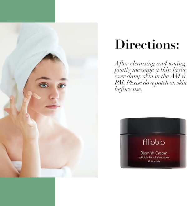 Acne Spot Treatment Cream Aliobio for Acne Scar Pimple Cream, 60g, yellow - Image 3