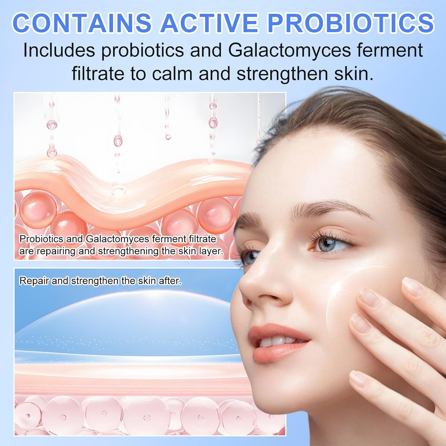 Bio Collagen Face Mask 6pcs, Intense Hydration, Reduce Fine Lines & Wrinkles, Soothing & Hydrating Overnight Hydrogel Mask - Image 6