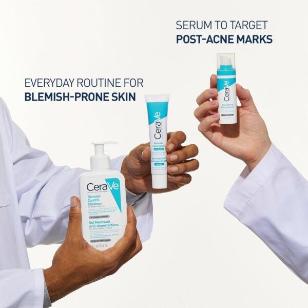 CeraVe Blemish Control Gel Moisturiser with 2% Salicylic Acid & Niacinamide for Blemish-Prone Skin 40ml - Image 2