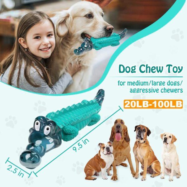 Aleath Indestructible Dog Chew Toys: Dog Toy for Large Medium Breed Dog - Dog Toys for Aggressive Chewers - Image 3